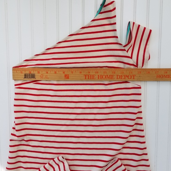 Anthropologie NEW Maeve Market Red Cream Stripe Dress Size XS Casual - Picture 4 of 9